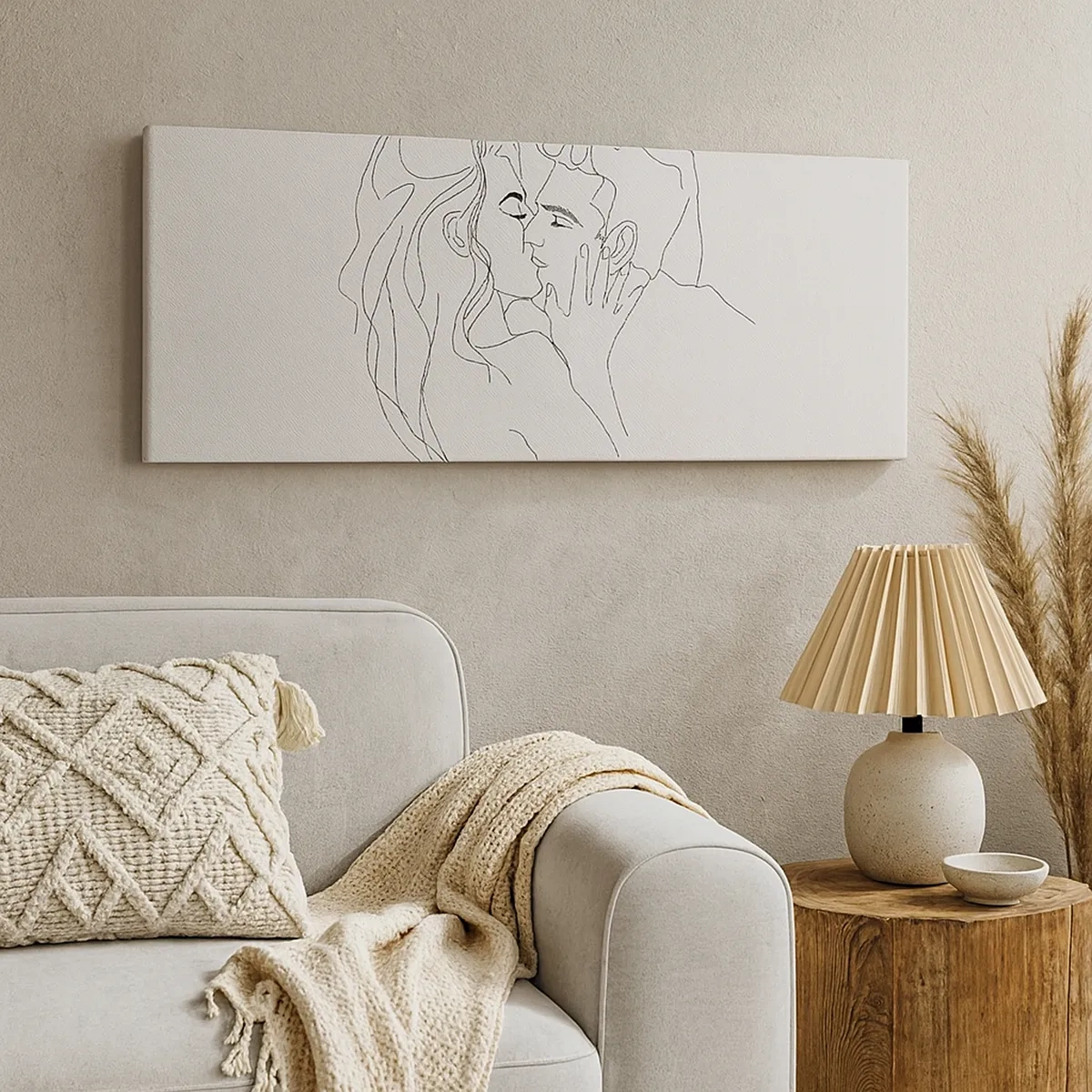 Vászonkép - Ugyanaz a vonalón - 30x30 cm