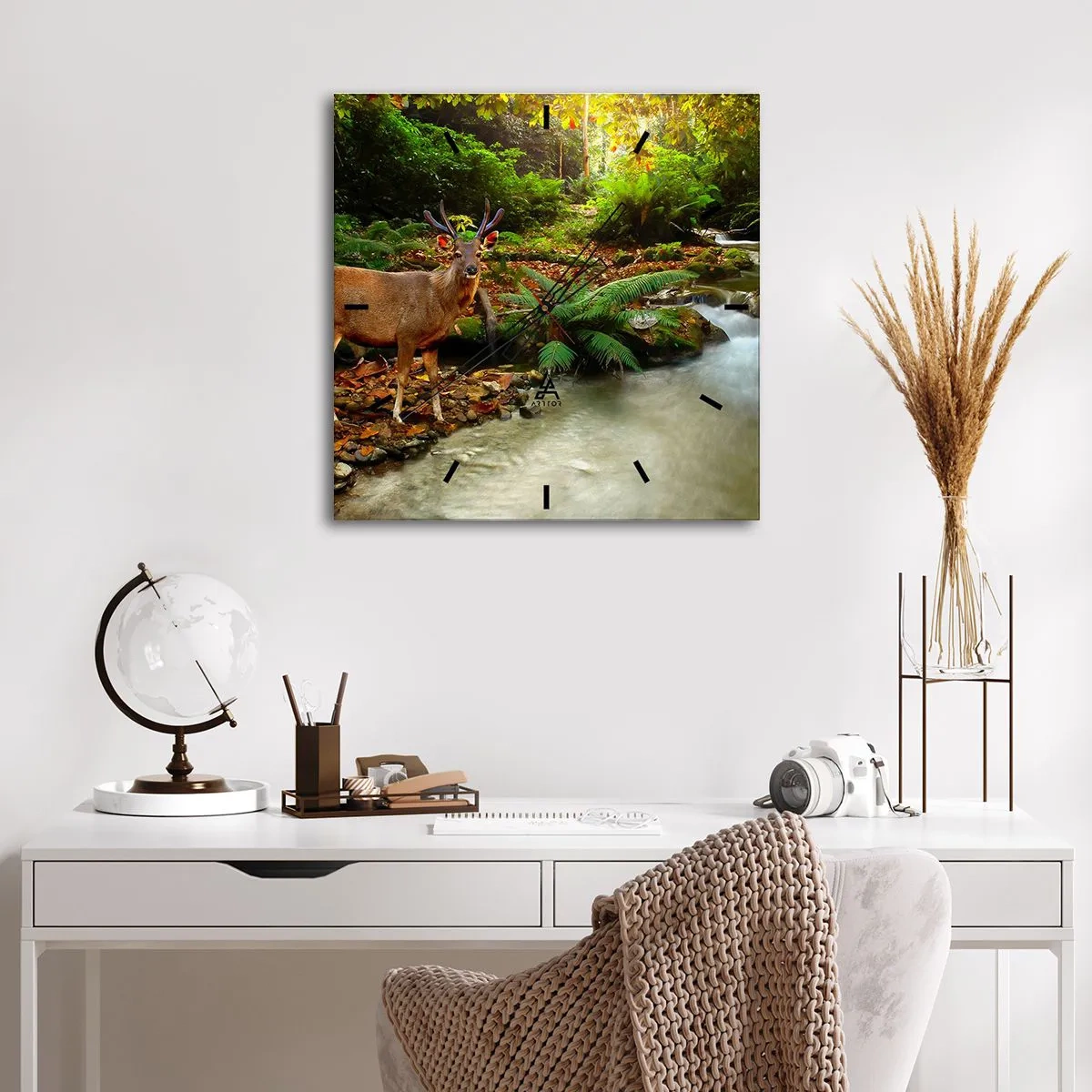 Falióra, Óra - üdvözöllek a világomban - 40x40 cm