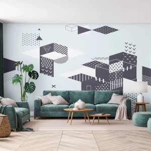 Fotótapéta Premium Canvas - Lélekben a matematika - Absztrakció, Darab, Modern minta - 250x175 cm