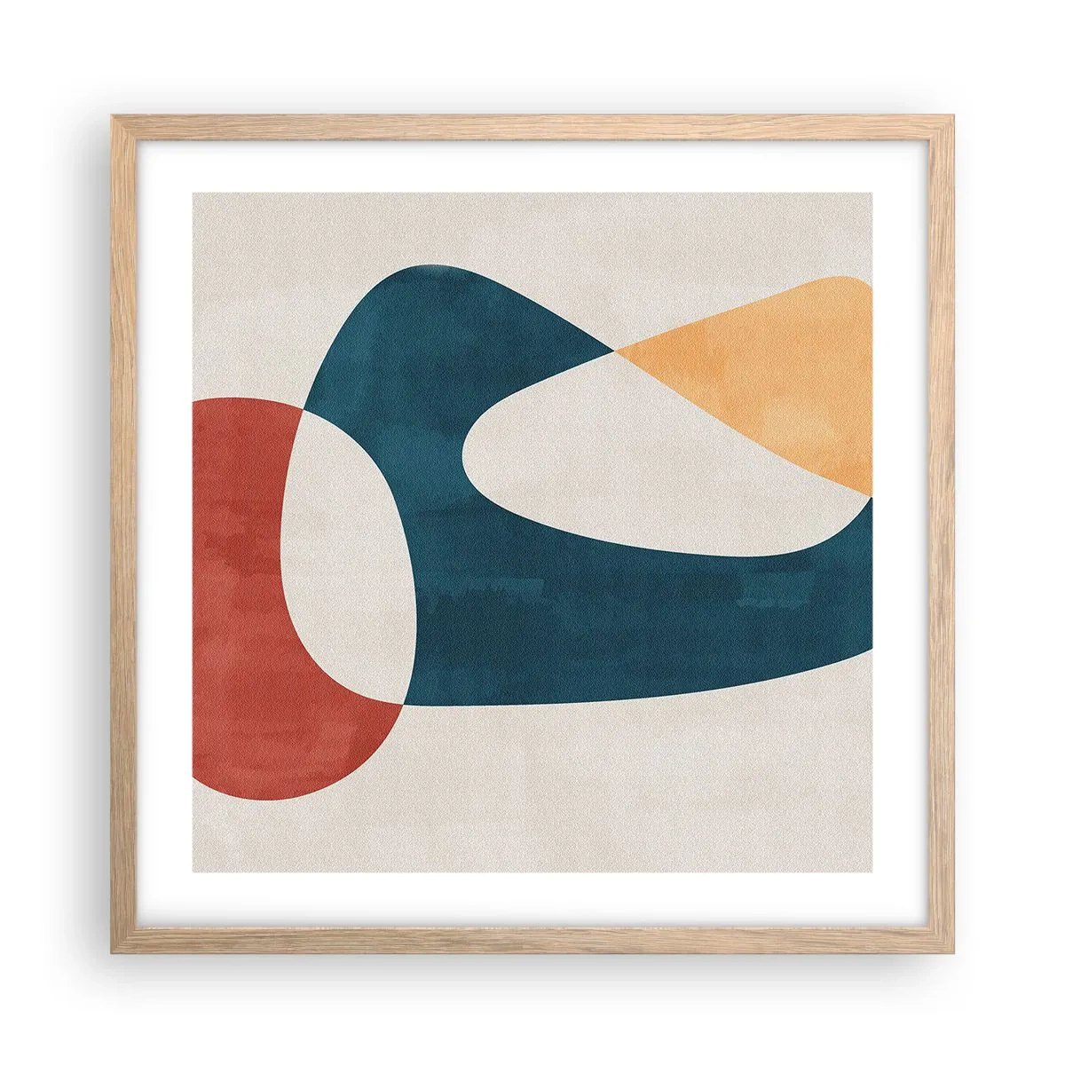 Poszter világos tölgy keretben - Befolyások és metamorfózisok - 50x50 cm