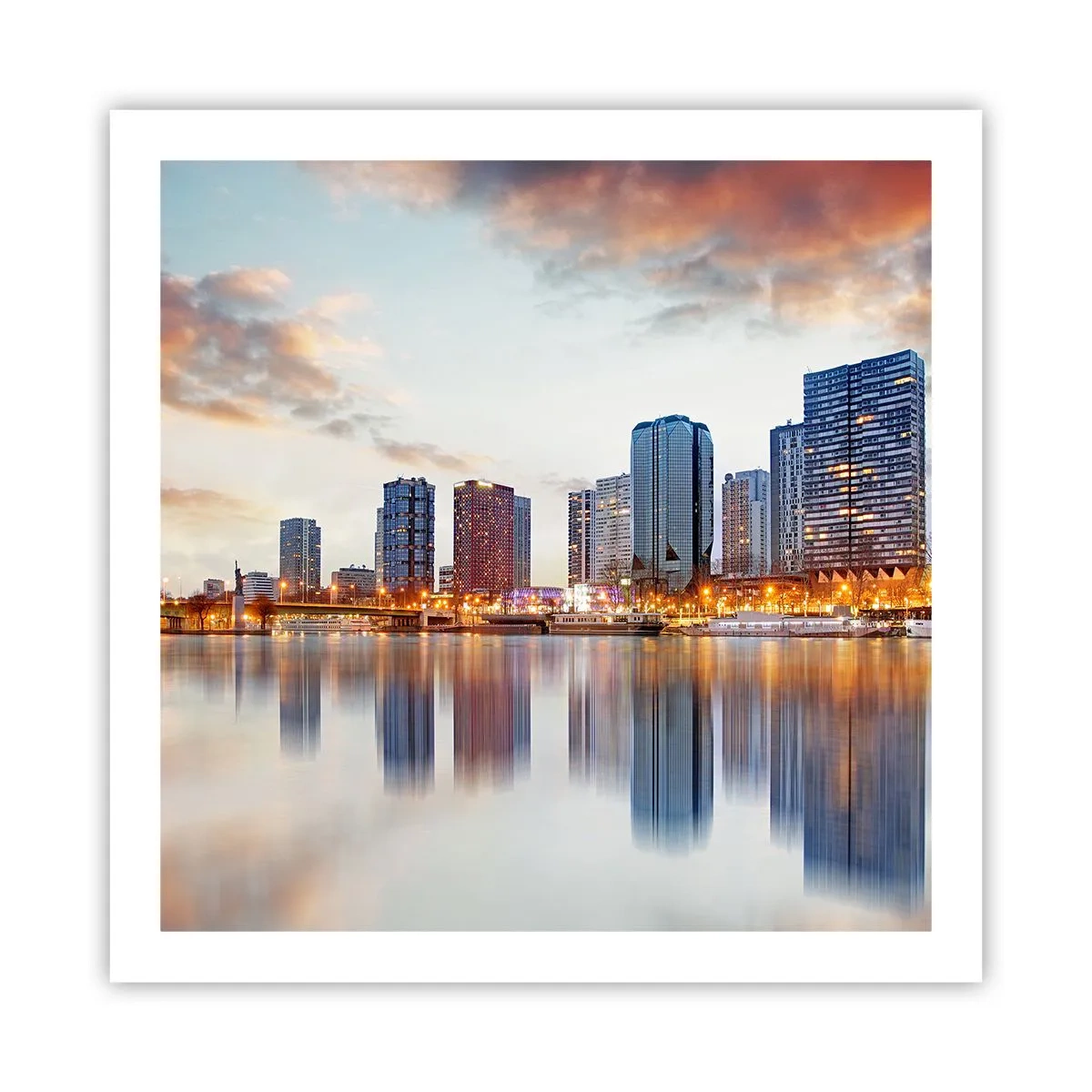 Poszter - Párizs monumentális nyugalma - 60x60 cm