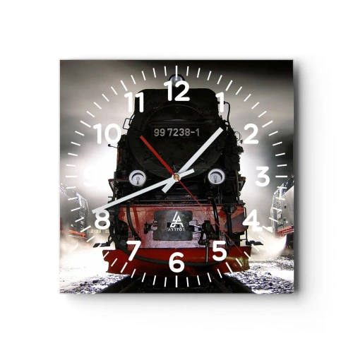 Falióra, Óra - Áll és zihál, zihál és fúj - 40x40 cm