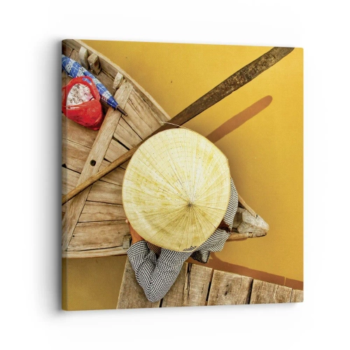 Vászonkép - Élet a Sárga-folyón - 30x30 cm