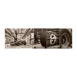Fotótapéta Minta Öntapadós Deluxe Sticker - A győztes pihenője - Forma-1, Retro, Autóipari - 100x30 cm