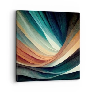 Vászonkép - Színekből szőtt - 30x30 cm