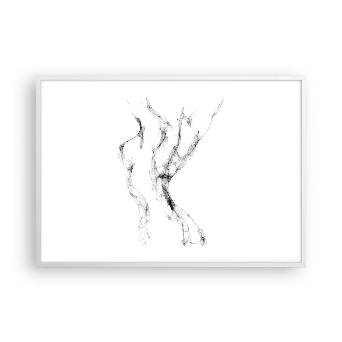 Poszter fekete keretben - Gyönyörű és erős - 100x70 cm