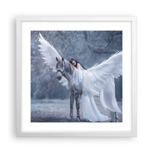 Poszter fekete keretben - Egy ihletett pillanat - 40x40 cm