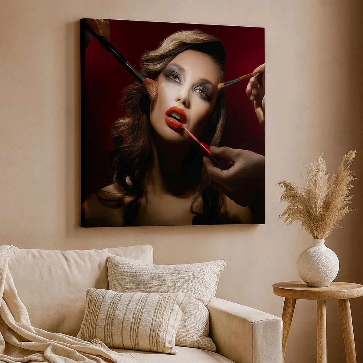 Vászonkép - Álmodozó szép - 30x30 cm