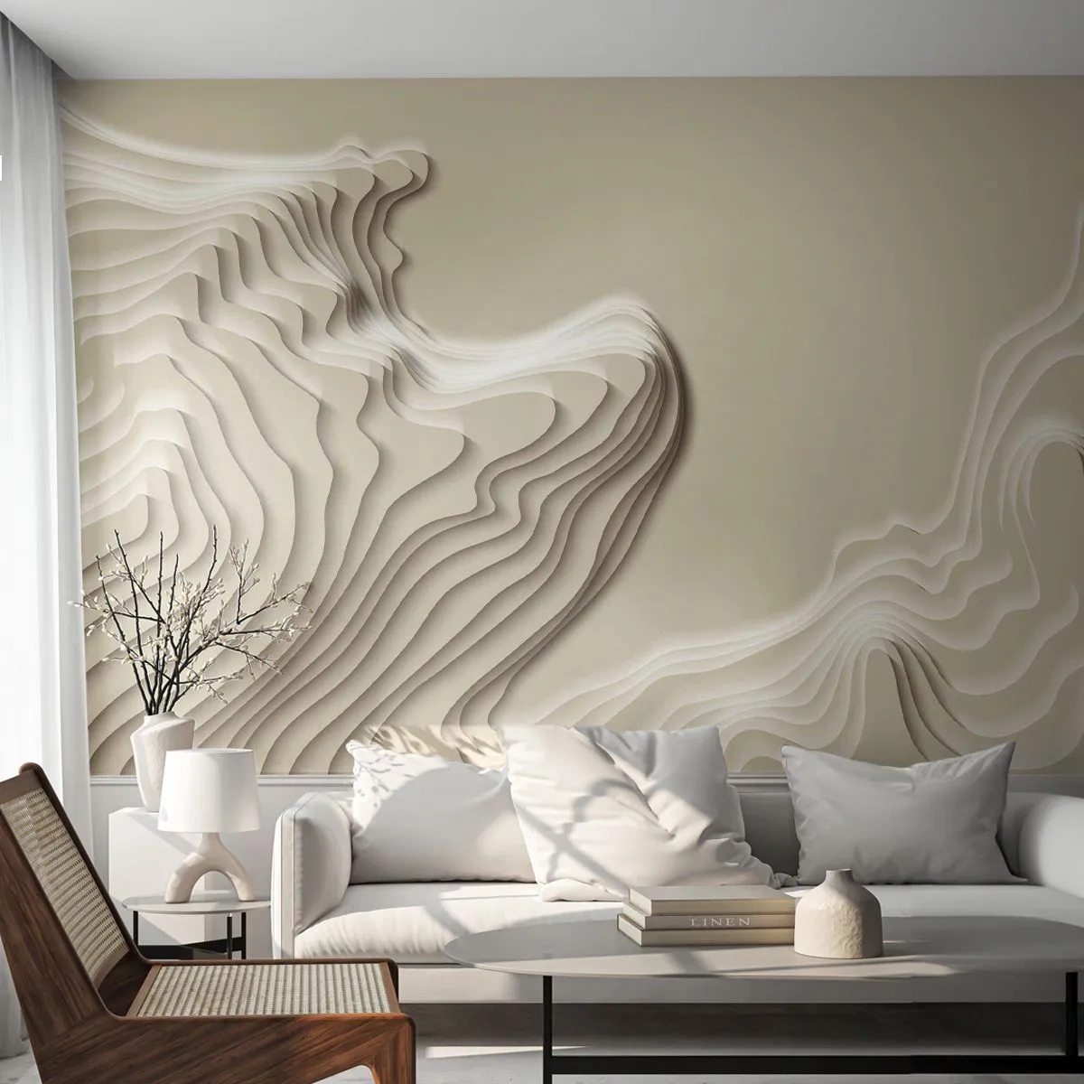 Öntapadós Fotótapéta Deluxe Sticker - Művészeti topográfia - Absztrakció, Darab, 3D - 250x175 cm