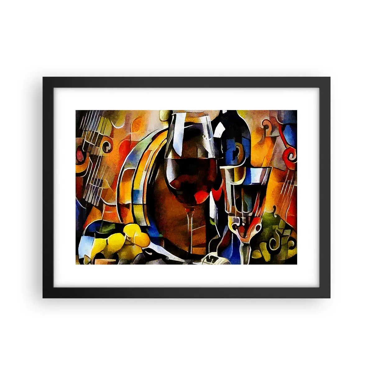 Poszter fehér keretben - A világ is színeket ölt - 40x30 cm