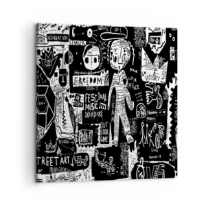 Vászonkép - A szellemi fiatalság törvényei és örömei - 60x60 cm