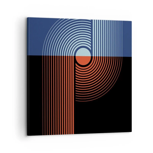 Vászonkép - Geometrikus ölelésben - 60x60 cm