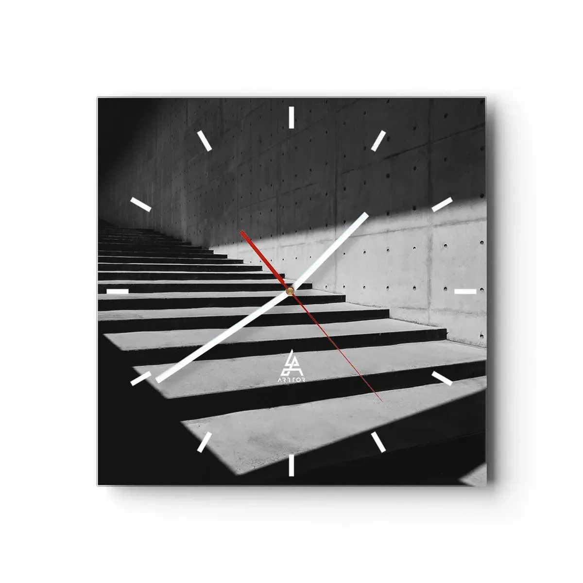 Falióra, Óra - A modernizmus nyers szépsége - 30x30 cm