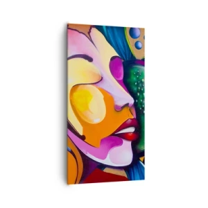Vászonkép - Megérinteni színnel - 65x120 cm