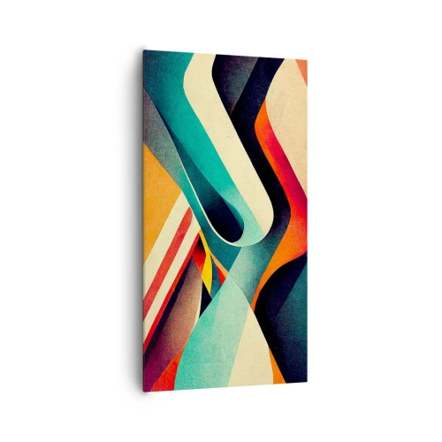 Vászonkép - Intenzív kompozíció - 65x120 cm