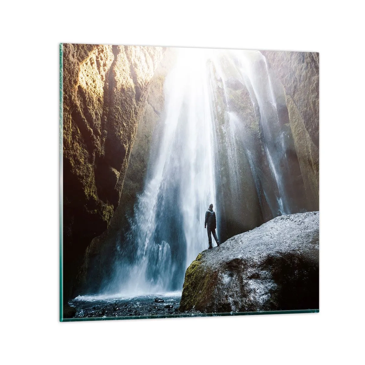 Üveg kép - Az arányok helyreállítása - 30x30 cm