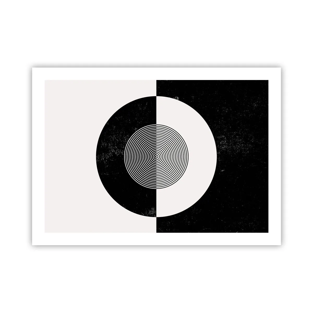 Poszter - Harmónia fekete-fehérben - 70x50 cm