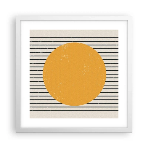 Poszter fekete keretben - Az egyszerűség ereje - 40x40 cm