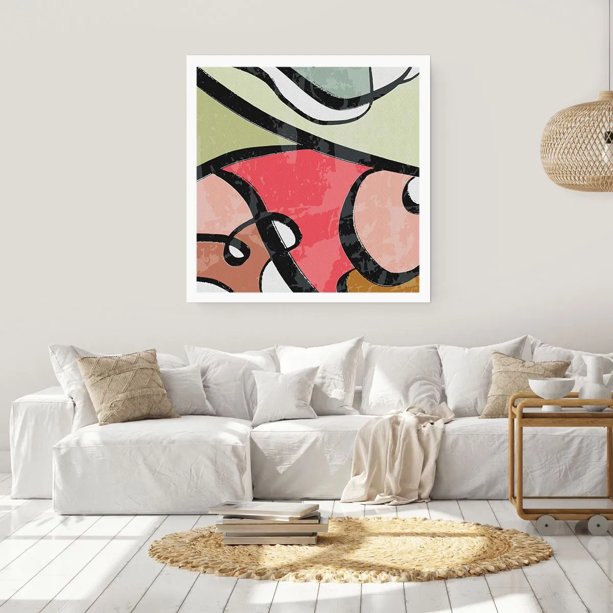 Poszter - Pirouettek a színek között - 60x60 cm