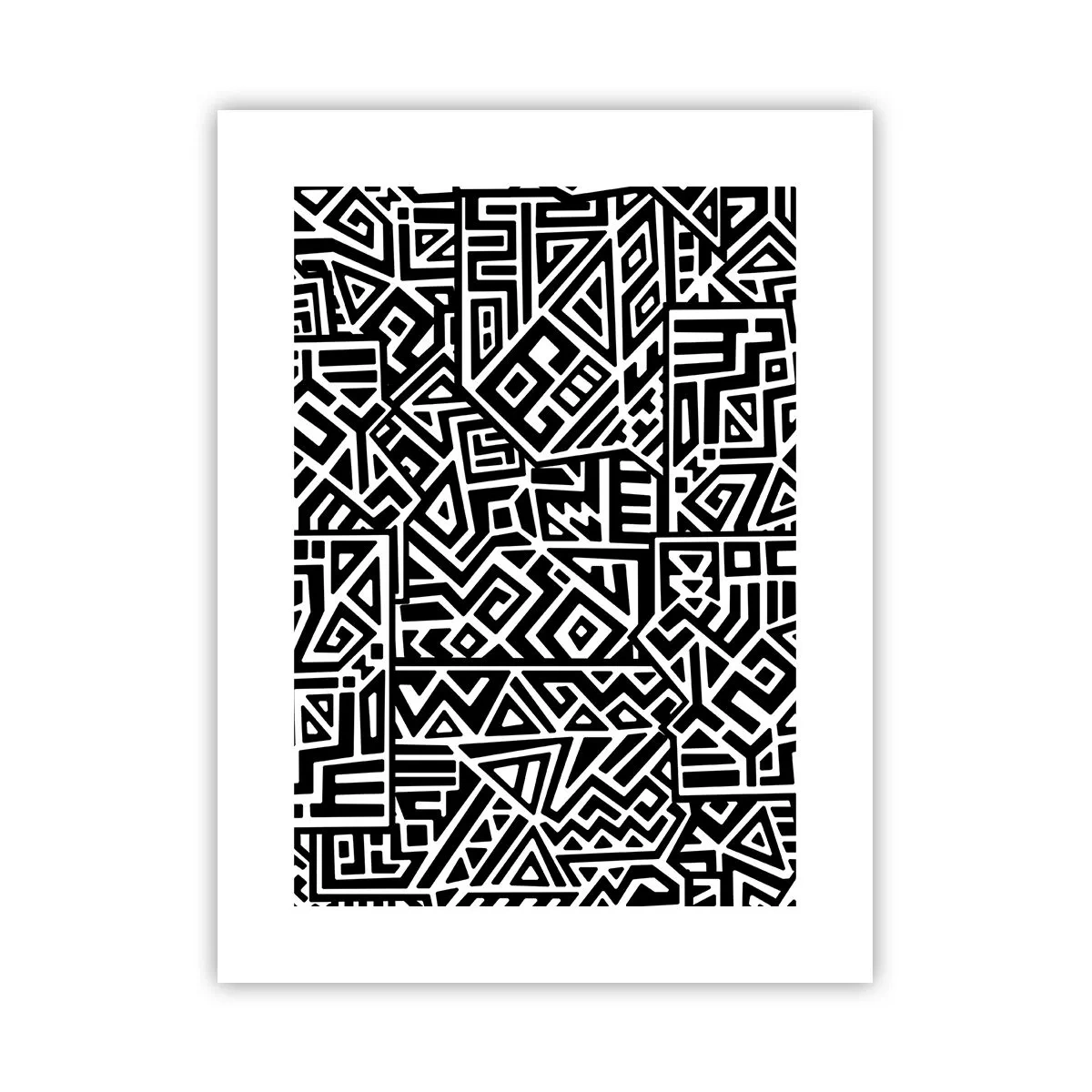 Poszter - Kolumbusz előtti kompozíció - 30x40 cm