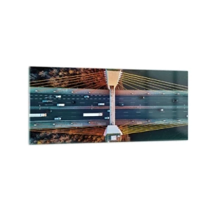 Üveg kép - TÚL a vizeken, túl az erdőkön - 120x50 cm