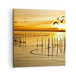 Vászonkép - A halászaton - 60x60 cm