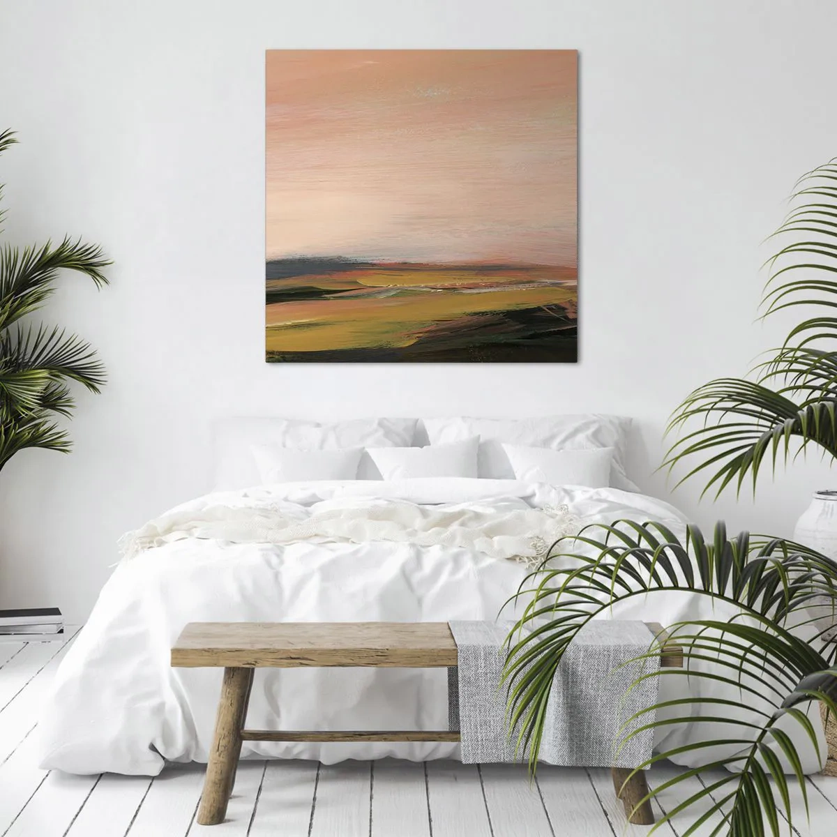 Vászonkép - Rózsaszínben - 60x60 cm