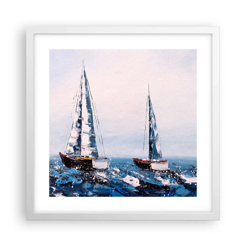 Poszter fekete keretben - A szél testvérisége - 40x40 cm