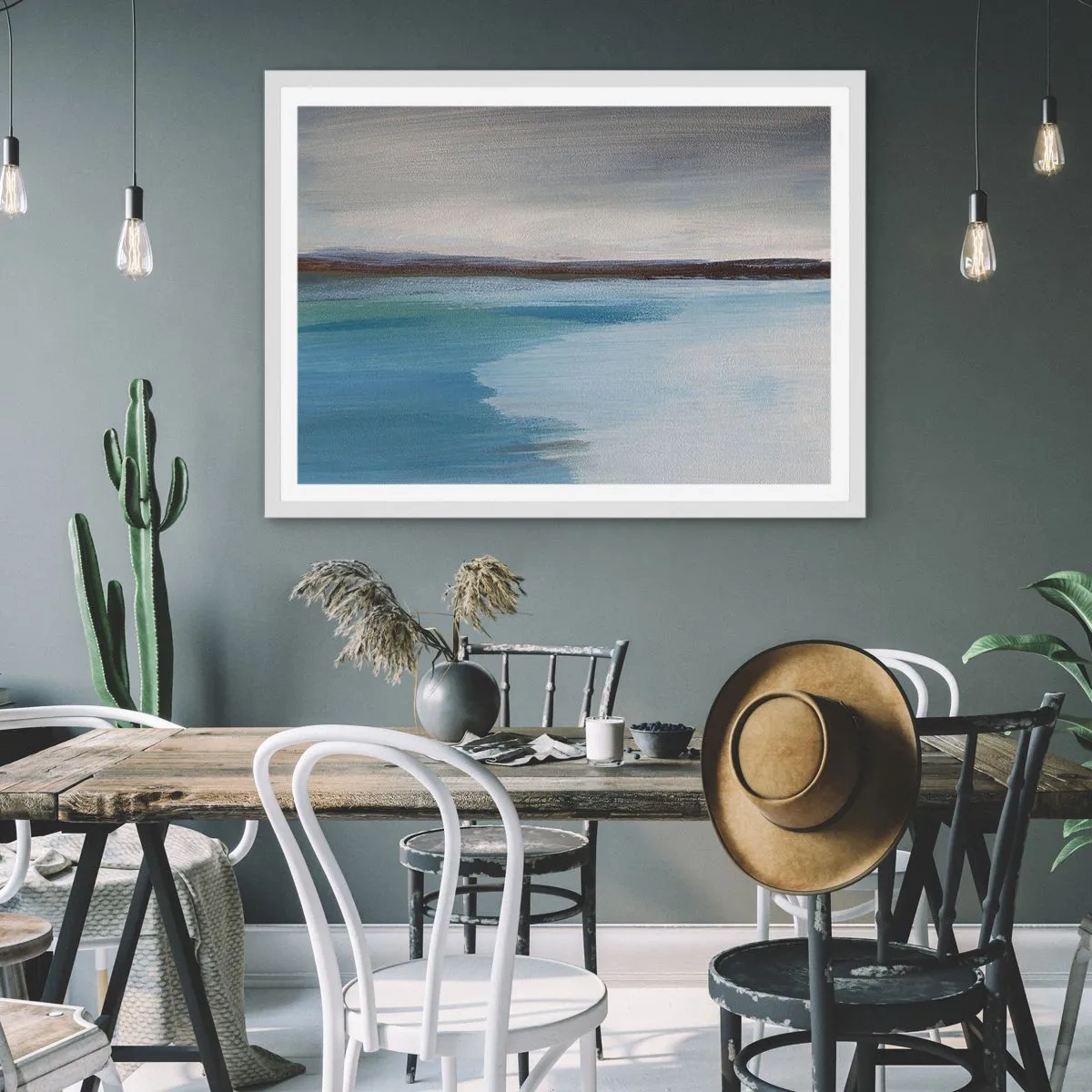 Poszter fekete keretben - Vízszintes tájkép - 91x61 cm