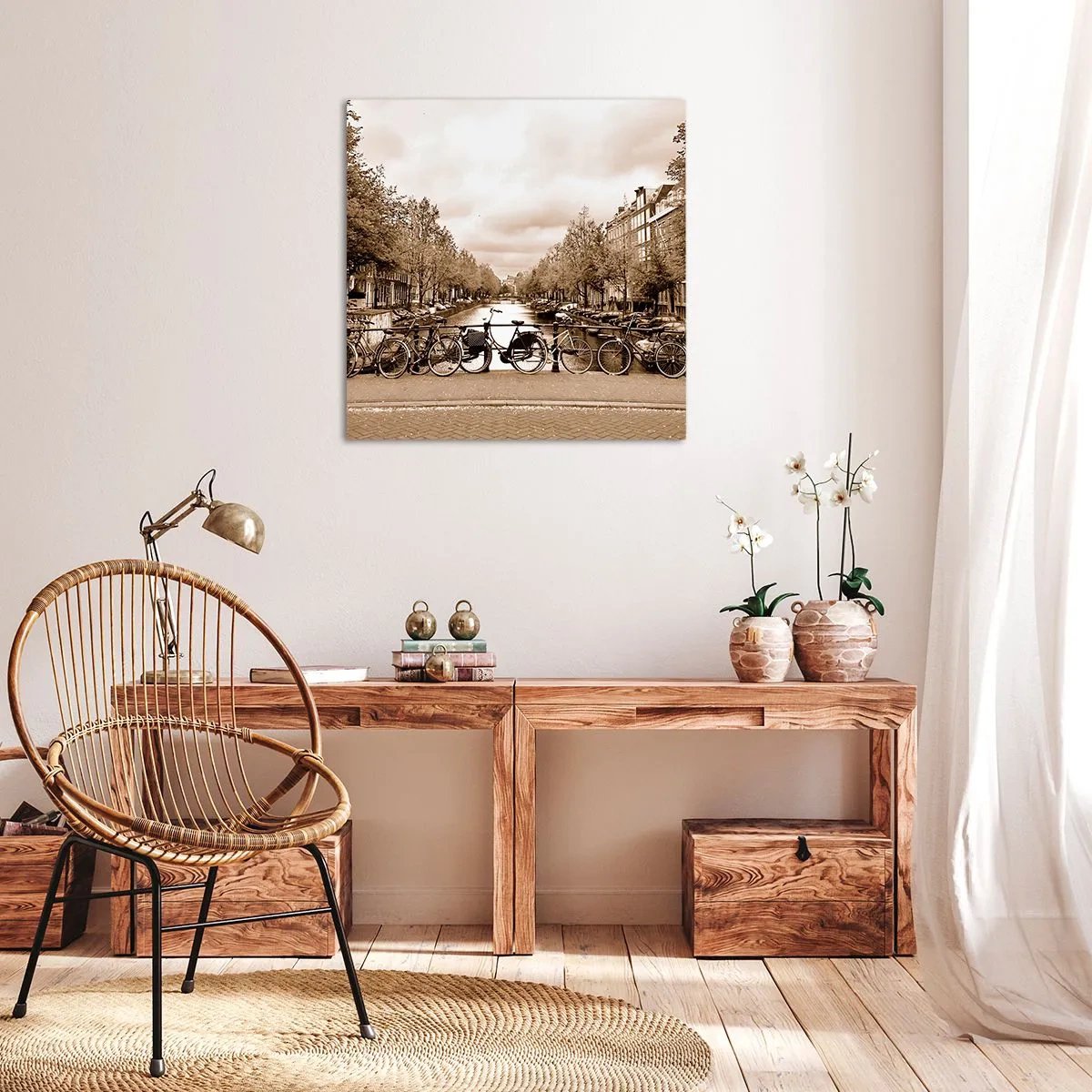 Vászonkép - Holland hangulat - 70x70 cm