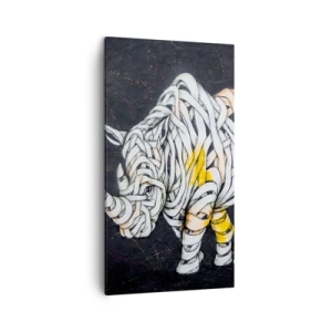 Vászonkép - A vastag bőr egy mítosz - 45x80 cm