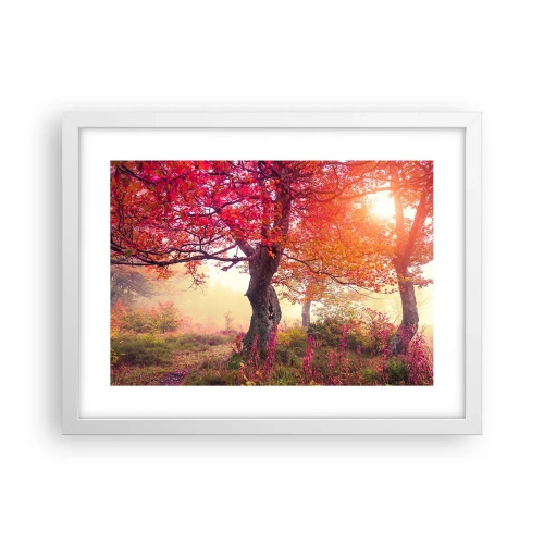 Poszter fekete keretben - Virágzás őrülete - 40x30 cm