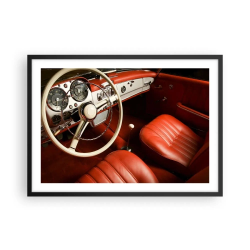 Poszter fehér keretben - Luxus vintage stílusban - 70x50 cm