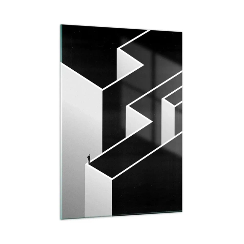 Üveg kép - Magány a csúcson - 50x70 cm