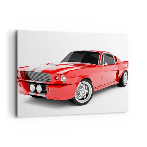 Vászonkép - Mustang olyan gyors, mint a szél - 100x70 cm