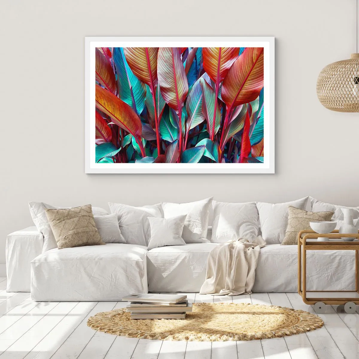 Poszter fekete keretben - Egy színes sűrű - 91x61 cm