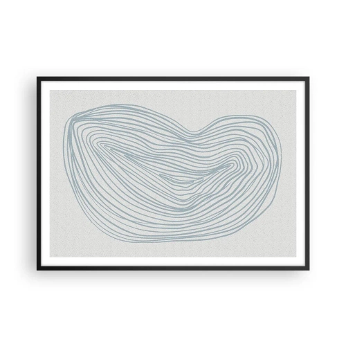 Poszter fehér keretben - Egy csepp mosolya - 100x70 cm