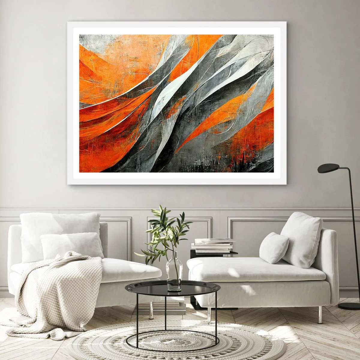 Poszter fekete keretben - Hőség és hideg - 50x40 cm