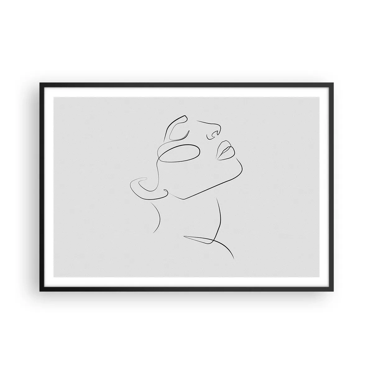 Poszter fehér keretben - Az álmok fordulatai - 100x70 cm