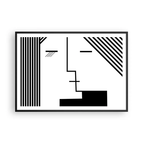 Poszter fehér keretben - Egyszerűen egy csók - 100x70 cm