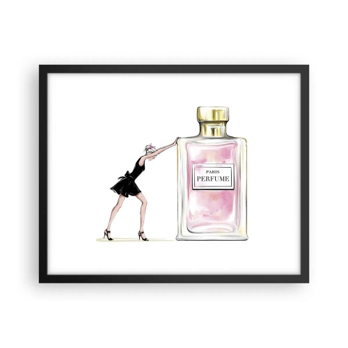 Poszter fehér keretben - A nőiesség lényege - 50x40 cm