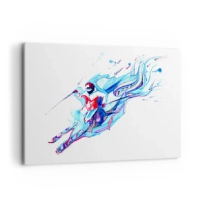 Vászonkép - Őrült rohanás a boldogsághoz - 100x70 cm