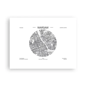 Poszter - Varsó anatómiája - 40x30 cm