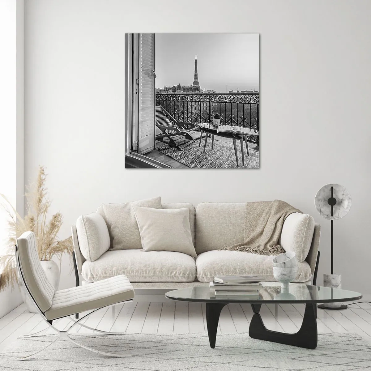 Üveg kép - Párizsi délután - 70x70 cm