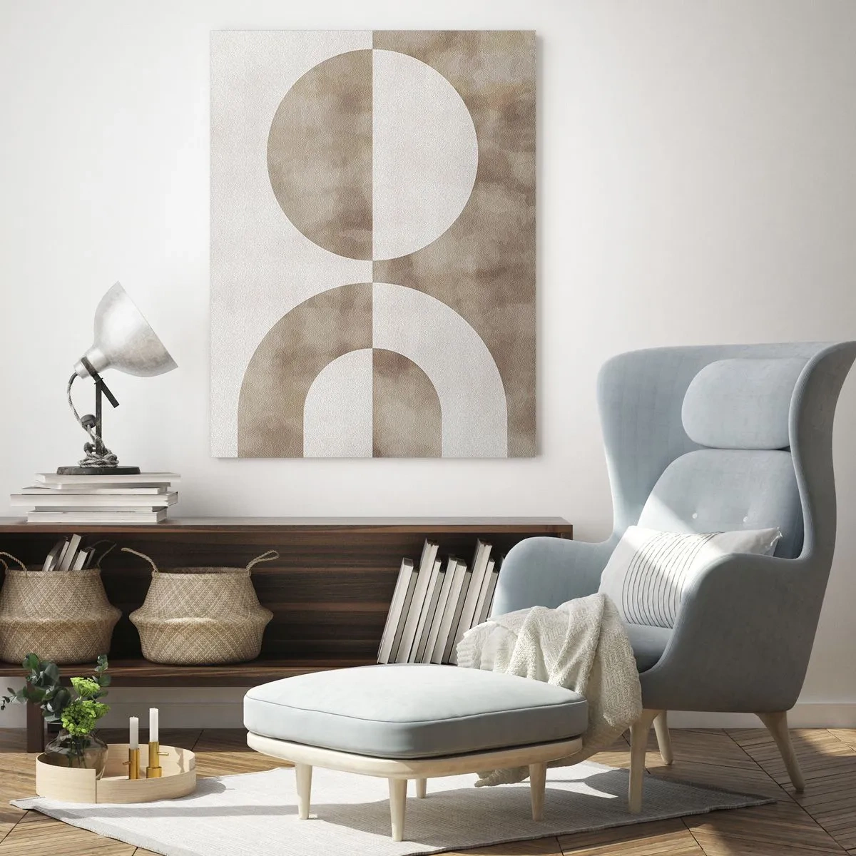 Üveg kép - Hasonlóságok és különbségek - 70x100 cm