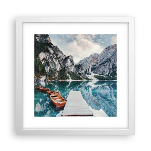 Poszter fekete keretben - Megmutatjuk a szépséget - 30x30 cm