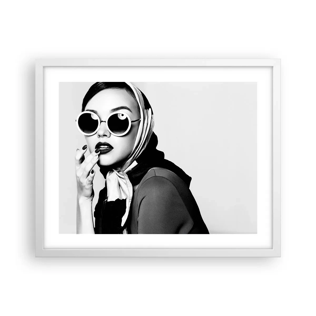 Poszter fekete keretben - Üdvözlet a 60-as évekből - 50x40 cm