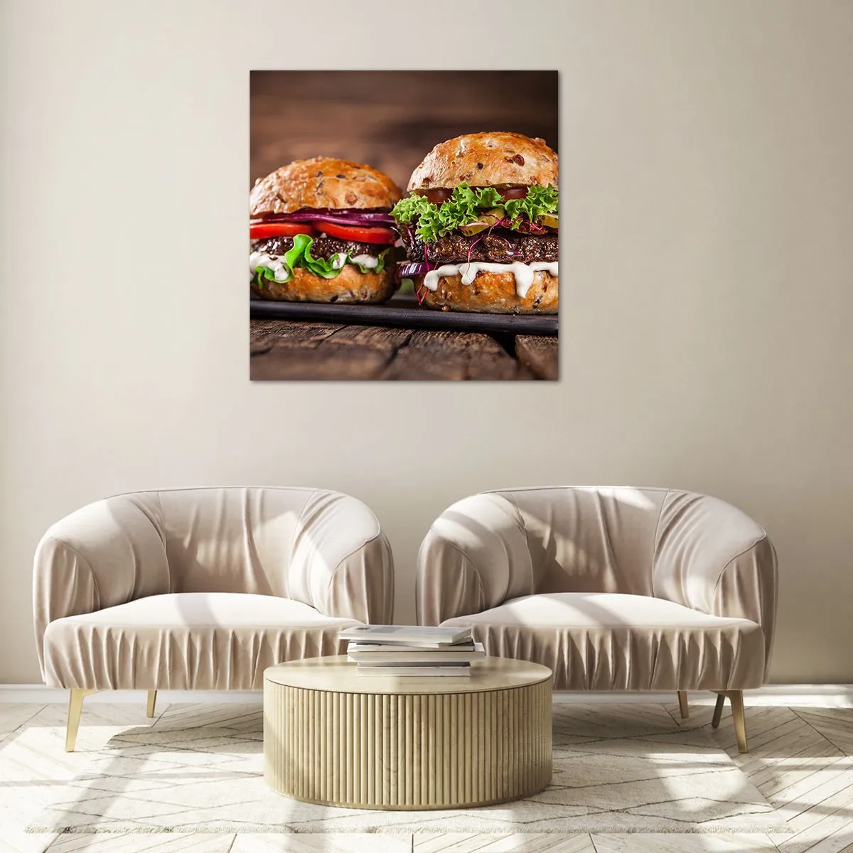 Üveg kép - American dream - 30x30 cm