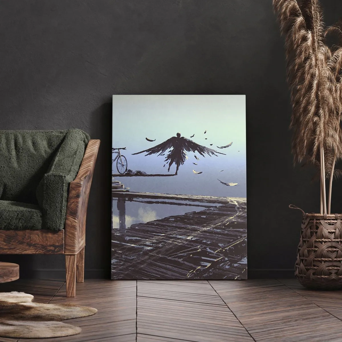 Vászonkép - Ikarusz örökké él - 45x80 cm