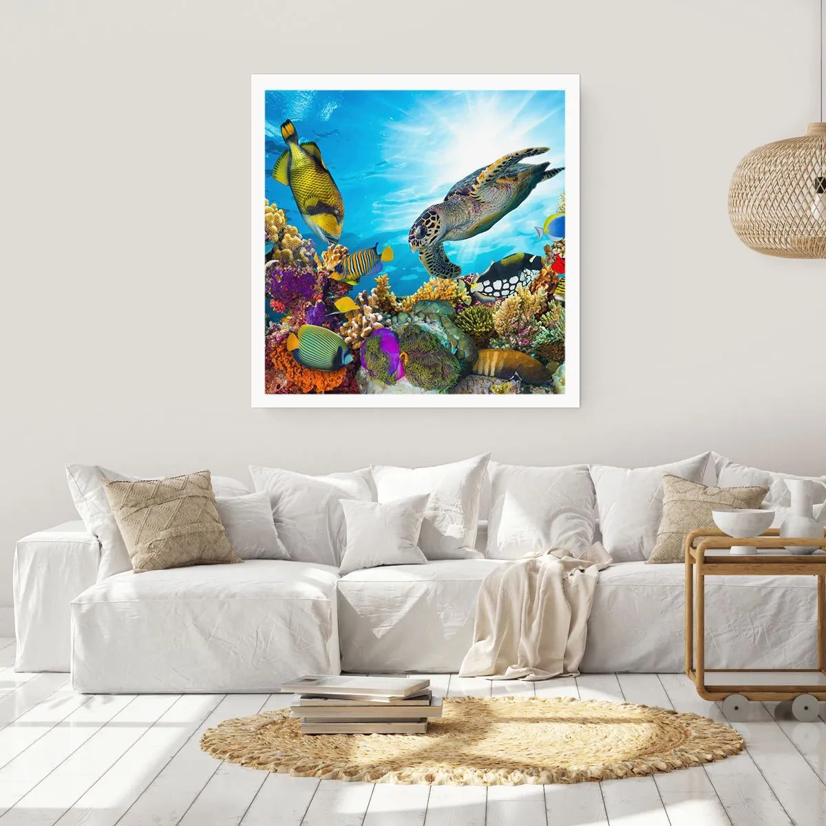 Poszter - Korall sétány - 30x30 cm